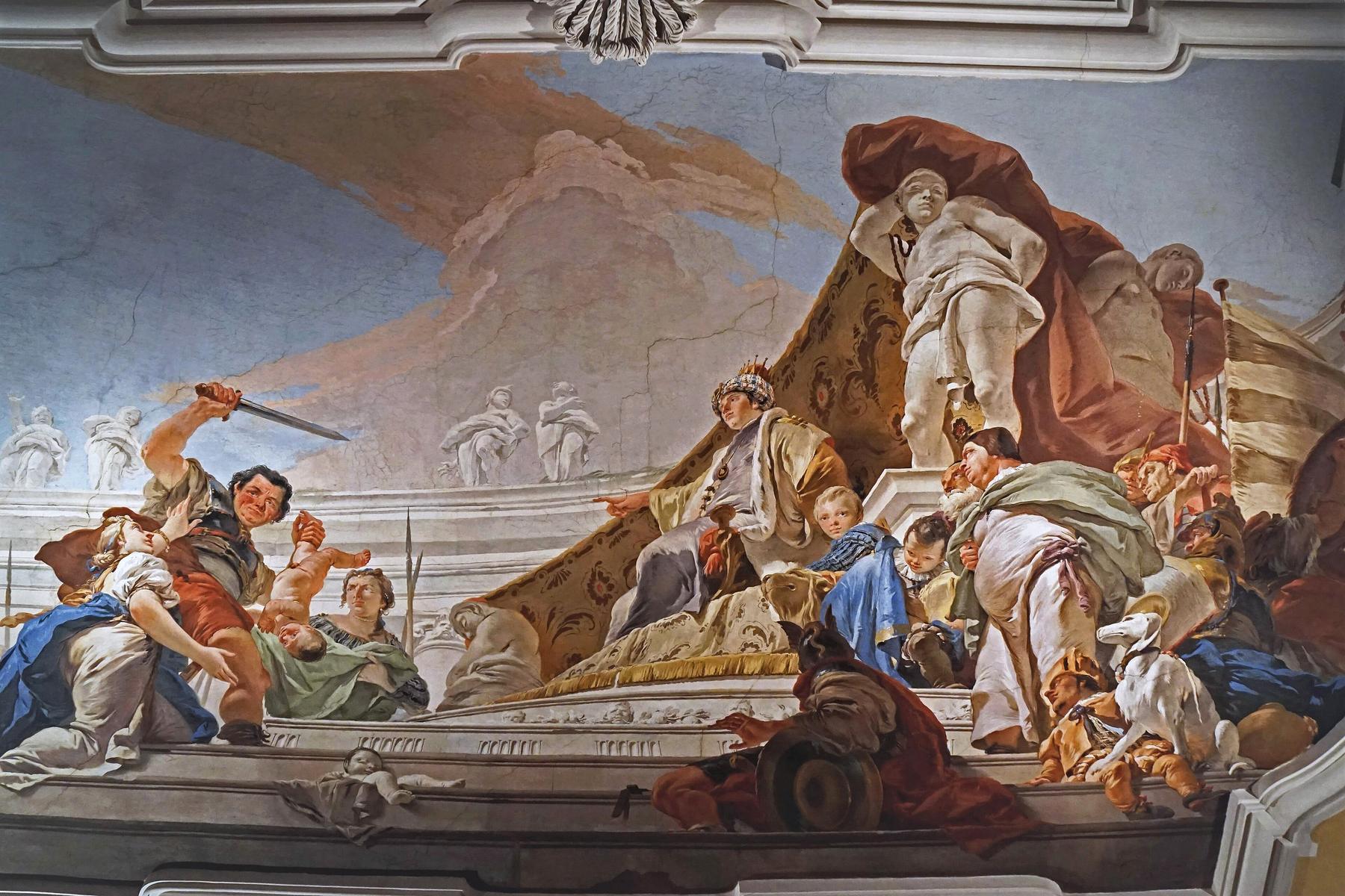 Tiepolo's fresco of the Judgement of Solomon in Udine's Patriarchal Palace